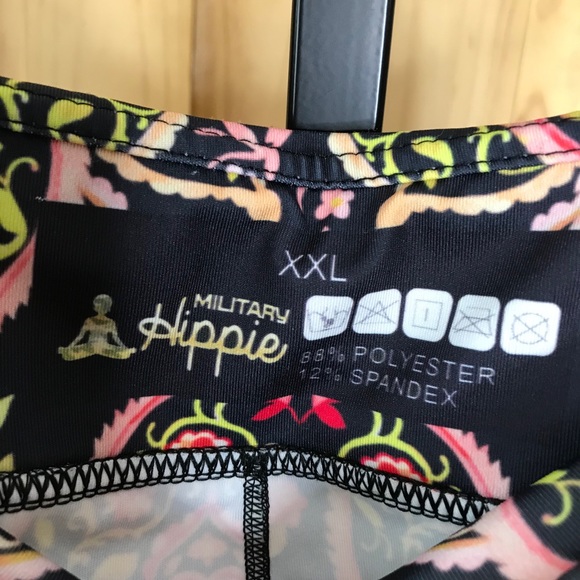 Hipppie Military stretch leggings yoga pants XXL - Picture 3 of 10